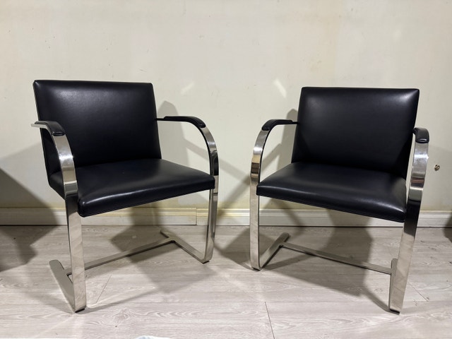 Mid century modern Knoll BRNO Arm Chairs - photo 3