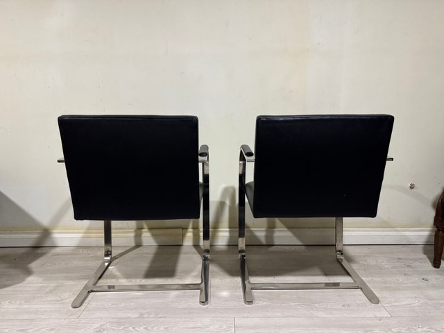 Mid century modern Knoll BRNO Arm Chairs - photo 4