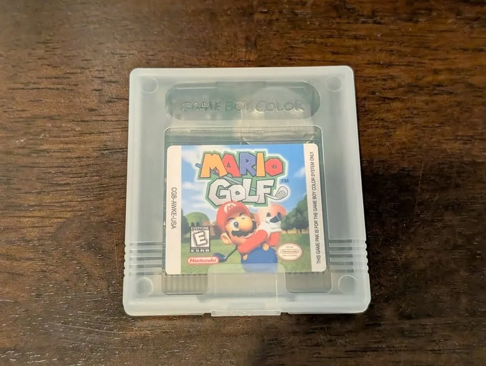 Mario Golf for the GameBoy Color
