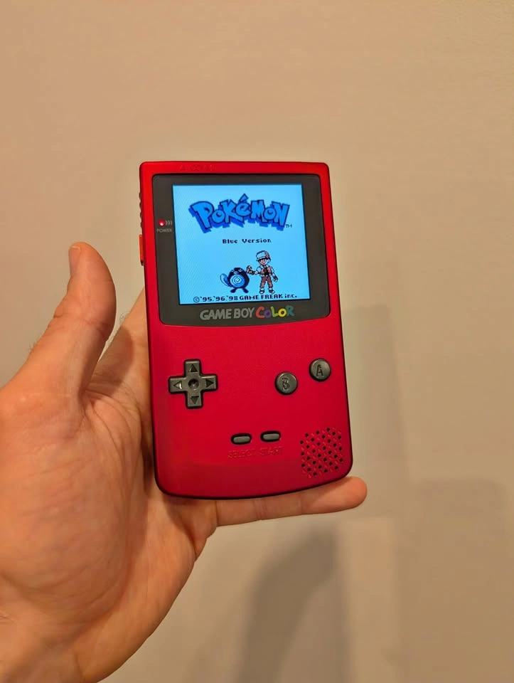 GameBoy Color - 2.8" IPS - Matte Metallic Red