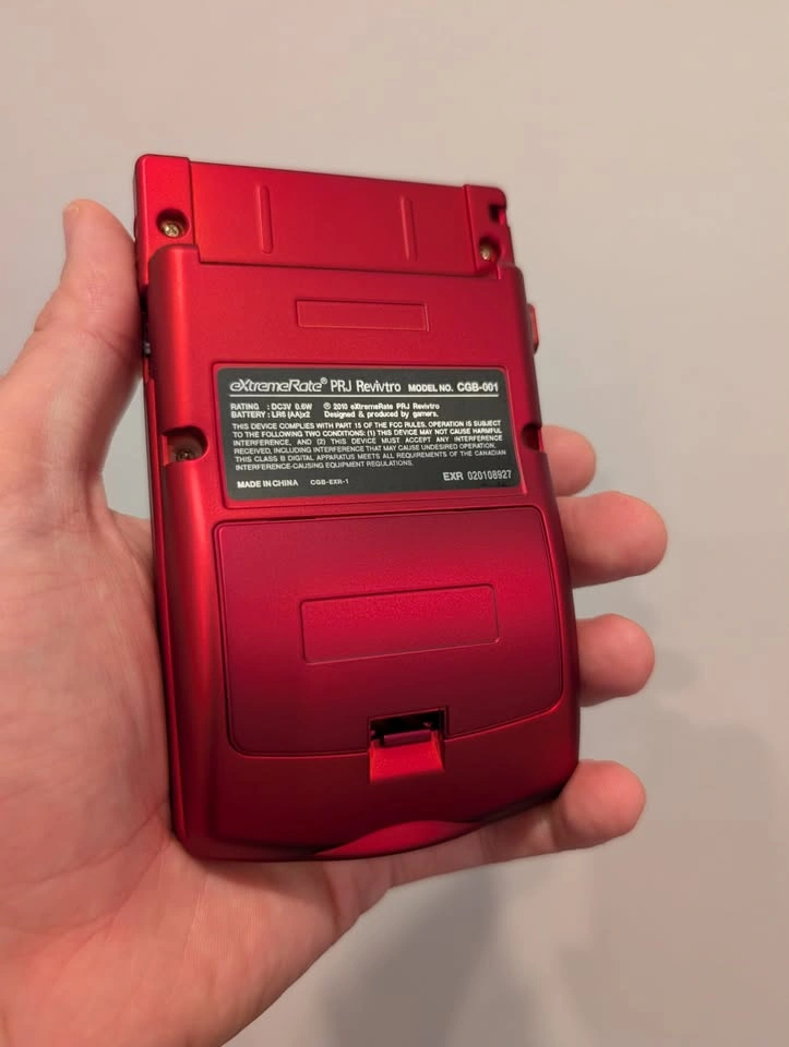 GameBoy Color - 2.8" IPS - Matte Metallic Red - photo 2