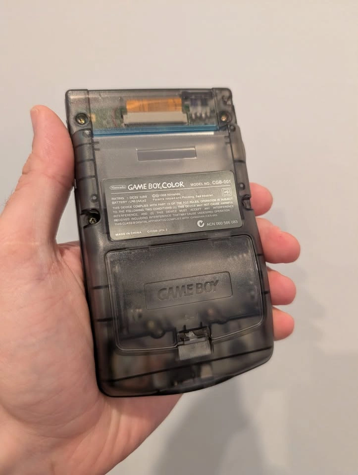 GameBoy Color - IPS - Clear Black - photo 3