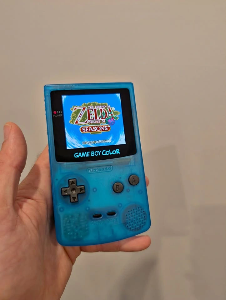 GameBoy Color - OLED - Clear Blue