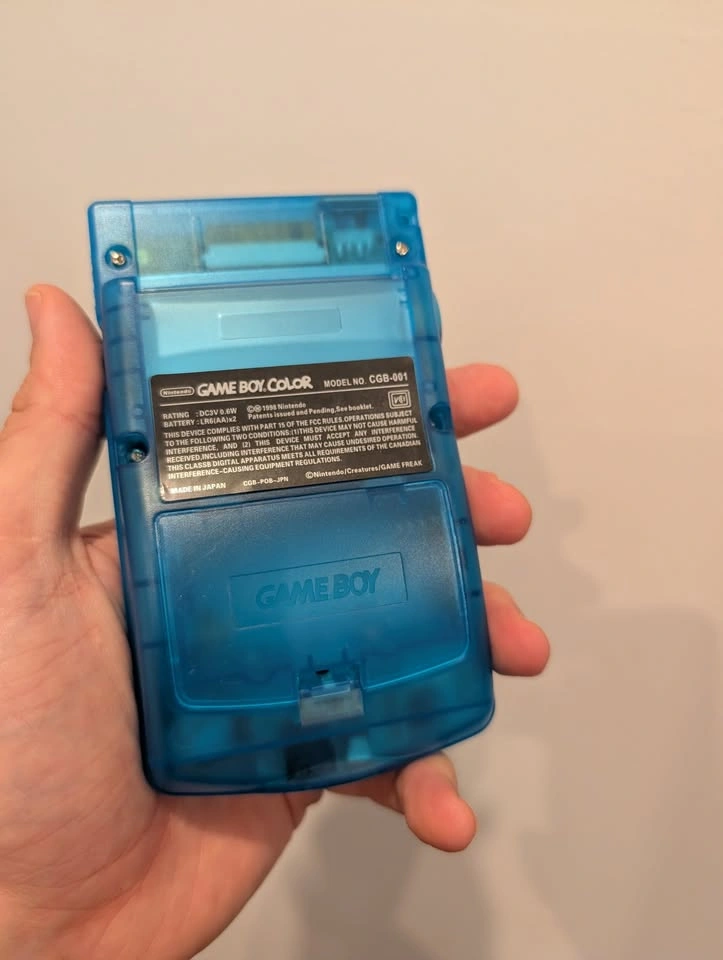GameBoy Color - OLED - Clear Blue - photo 3