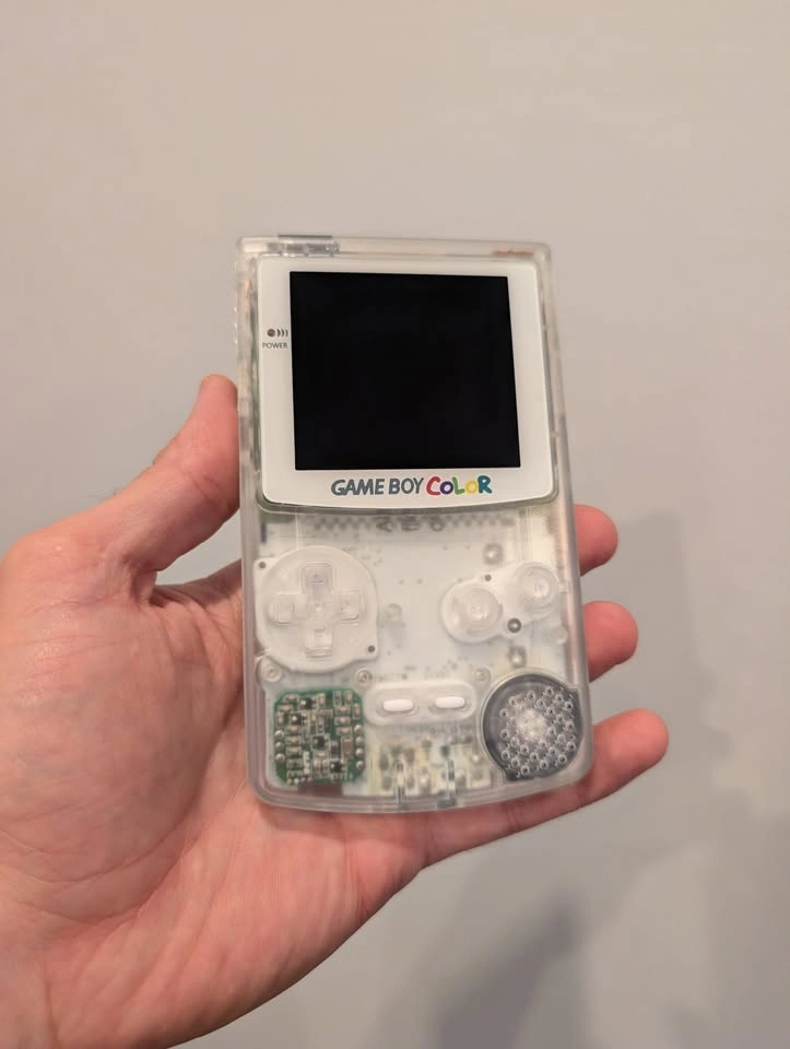GameBoy Color - IPS - USB Rechargeable - Clear - photo 2