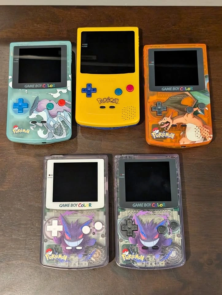 GameBoy Color - OLED IPS - Pokemon Shells