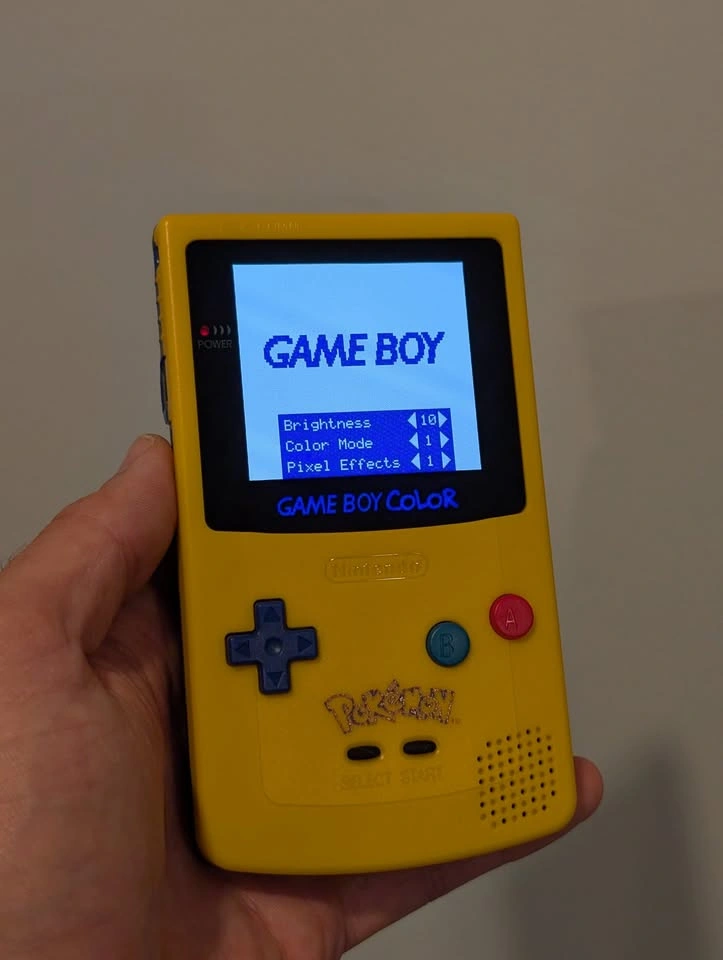 GameBoy Color - OLED IPS - Pokemon Shells - photo 5