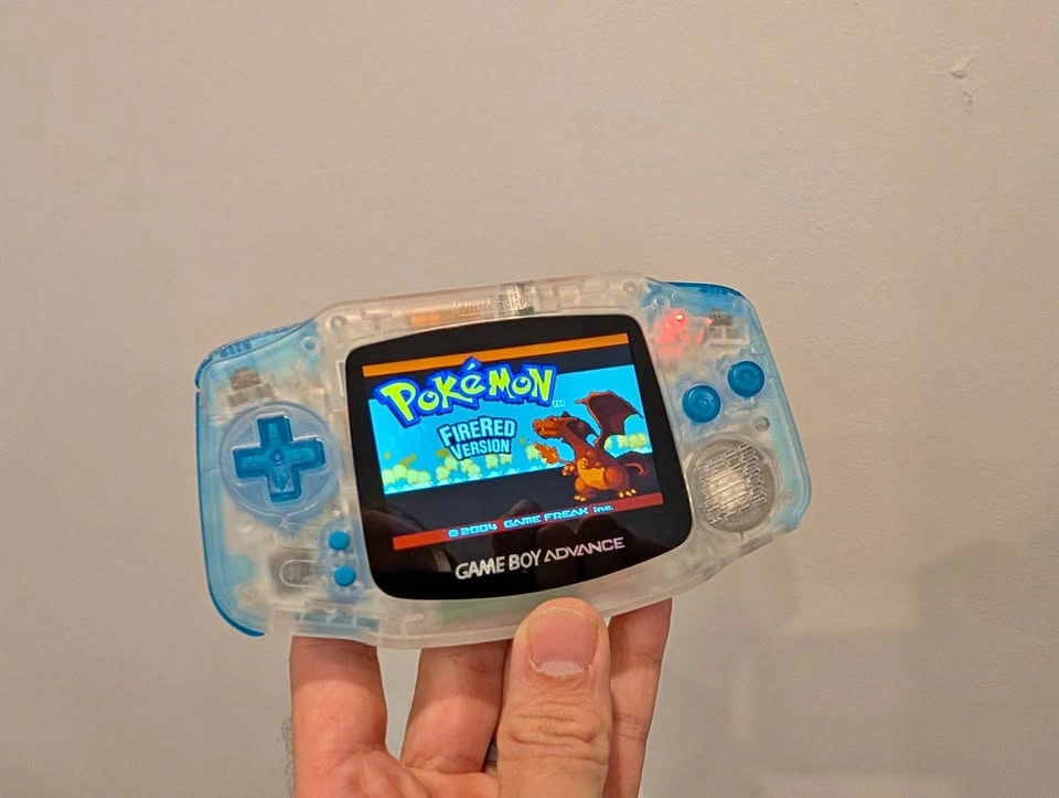 GameBoy Advance - IPS - Clear Blue