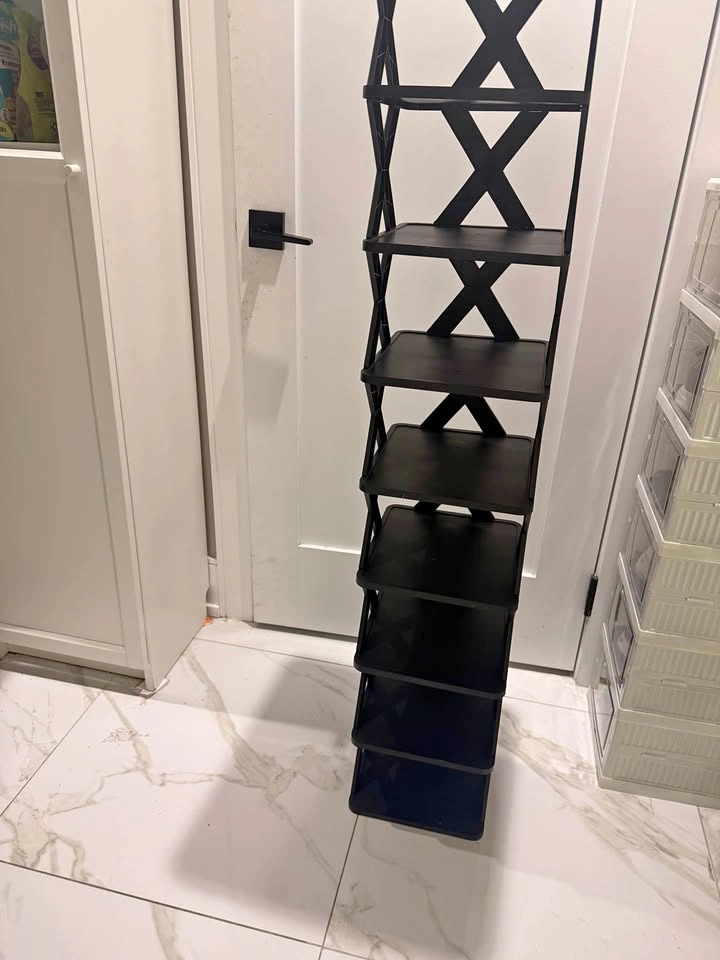 Brand new- Black Plastic Shoe Rack