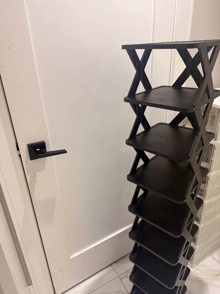 Brand new- Black Plastic Shoe Rack - photo 2