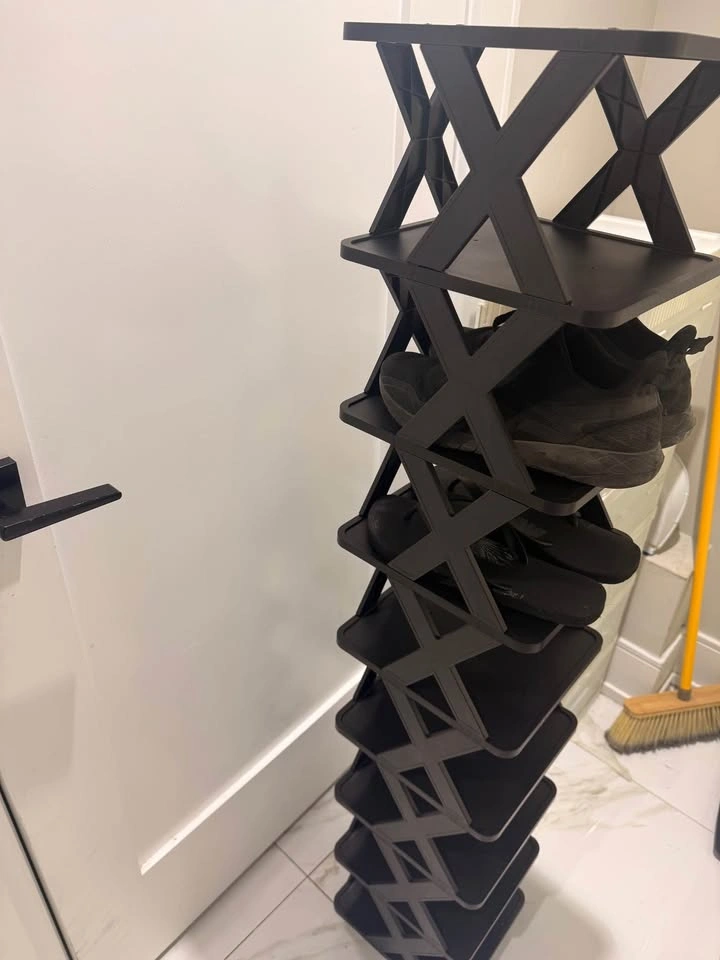 Brand new- Black Plastic Shoe Rack - photo 3