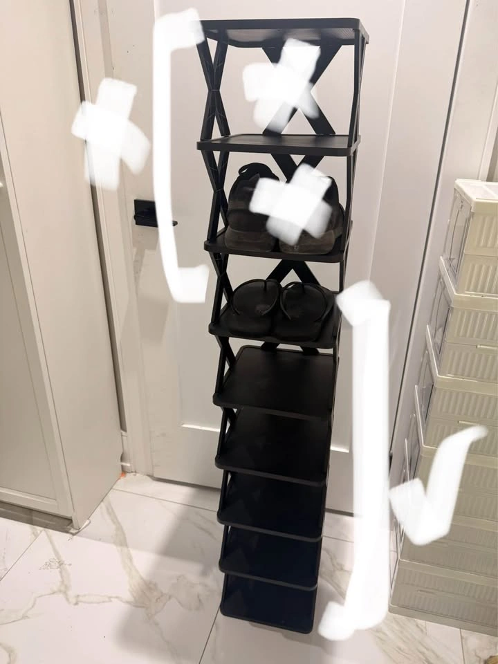 Brand new- Black Plastic Shoe Rack - photo 4