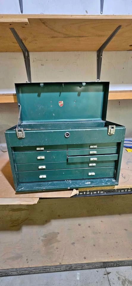 Tool box filled with tools