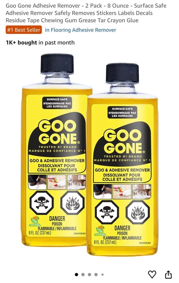 Goo Gone Adhesive Remover - photo 2