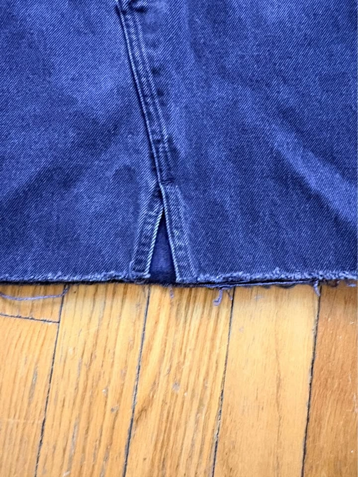 Denim forum black skirt - photo 2