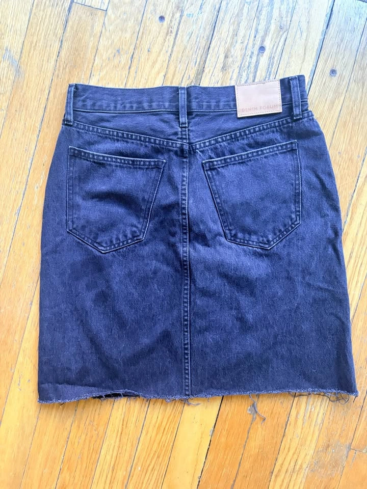 Denim forum black skirt - photo 5