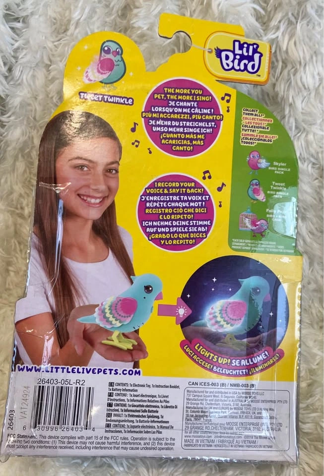 New Live Pets Interactive Bird – 20+ Songs, Talks & Lights Up - photo 5