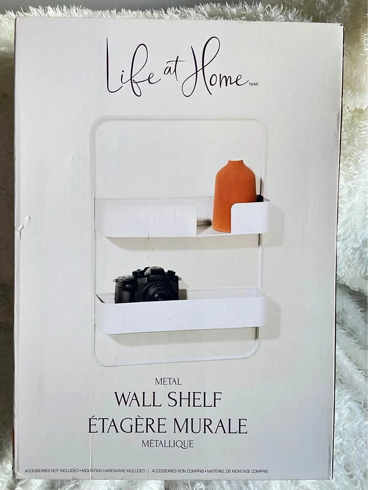 Life at Home Metal Wall Shelf