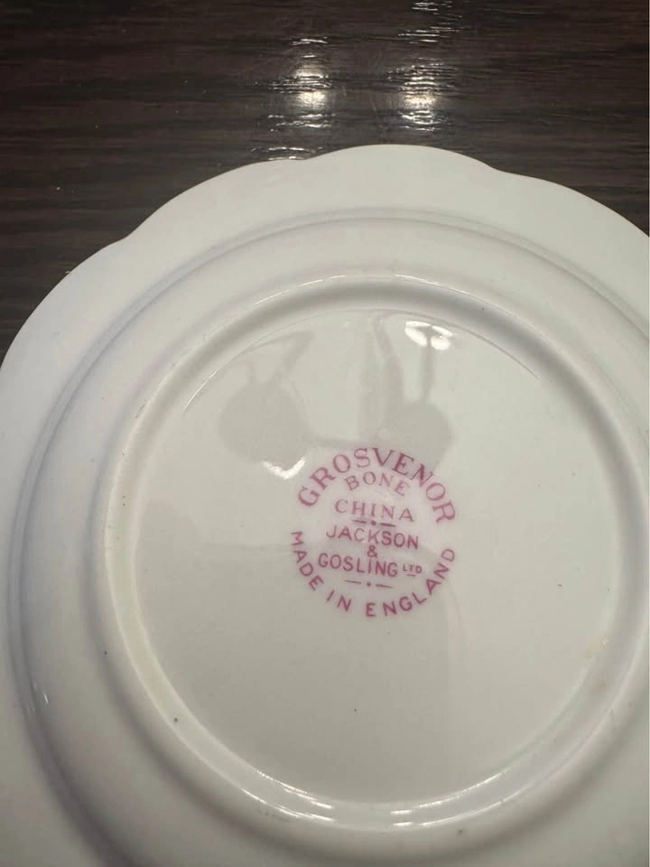 Vintage Grosvenor English Bone China Saucer / Trinket Dish - photo 2