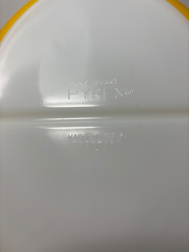 Vintage PYREX Daisy Sunflower 1 1/2 QT Oval Divided Casserole - photo 5