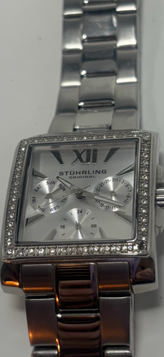 Stuhrling Original Women’s Rectangle Crystal Watch - photo 3