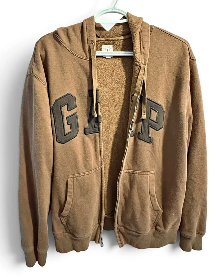 GAP Brown Zip-Up Hoodie