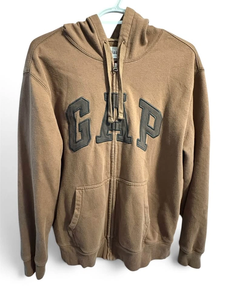 GAP Brown Zip-Up Hoodie - photo 3
