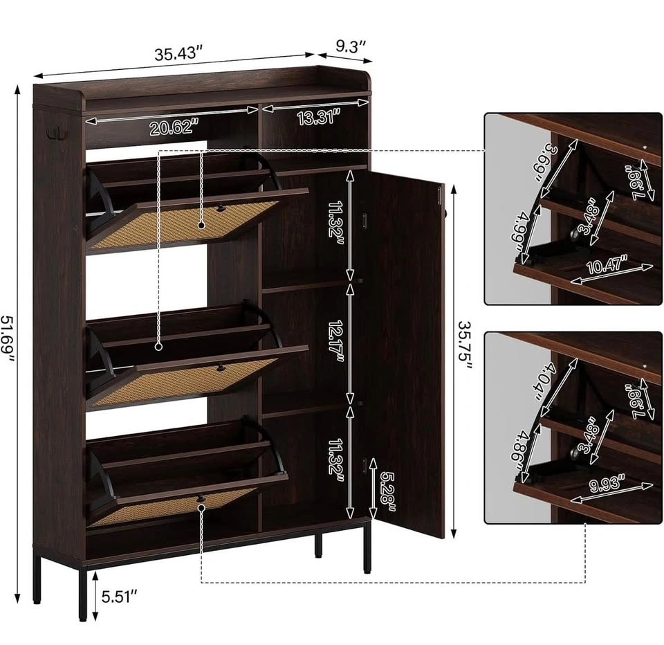 Shoe Storage Cabinet - photo 2