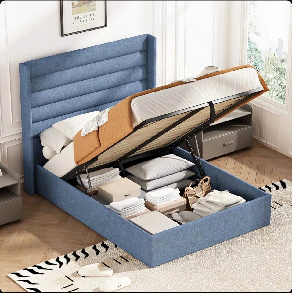 Wayfair Upholstered Hydraulic Lift Storage Bed - Double
