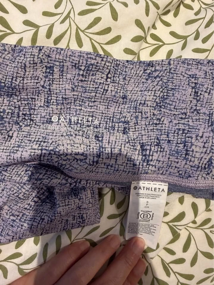 Athleta Ultimate Stash Textured 7/8 Tight Leggings Size S - photo 2