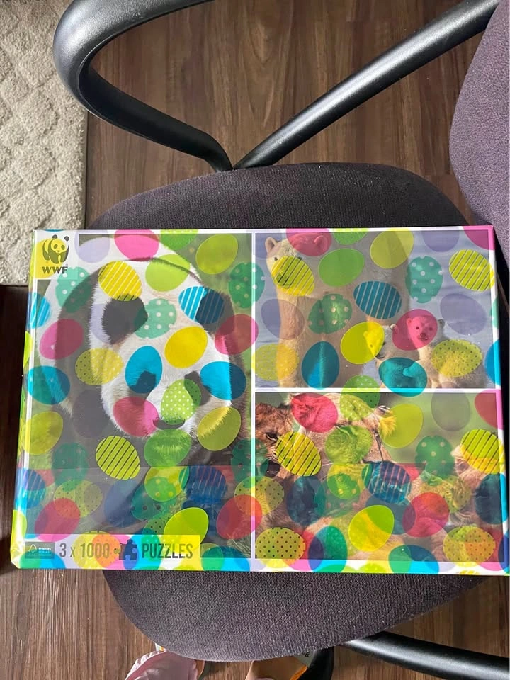 WWF 3x1000 Piece Puzzle Set