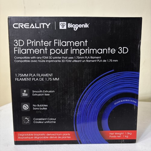 NEW! Creality 3D Printer Ocean Blue Filament 1.75mm