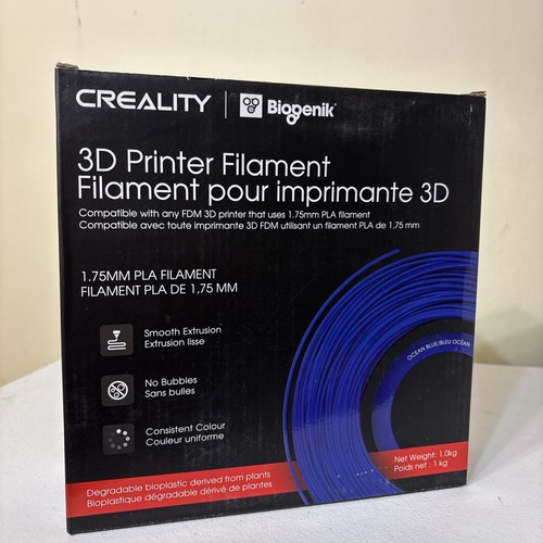 NEW! Creality 3D Printer Ocean Blue Filament 1.75mm - photo 3
