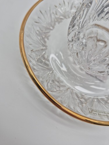 Dublin Crystal Gold Rim Kiddush Set - photo 3