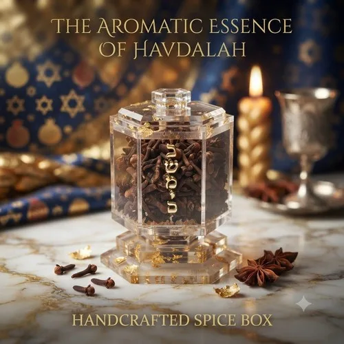 Besamim For Havdahlah With Gold Leaves