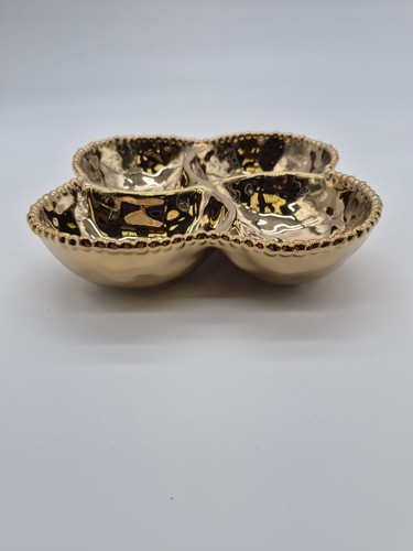 Golden 4 Section Dish