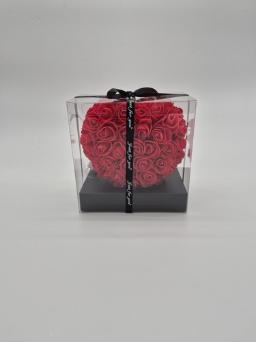 Red Flower Statue Valentines Day