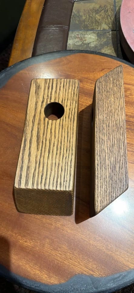 Handmade Wooden Gravity Wine Bottle Holder - photo 3