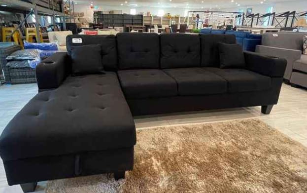Transform Room Luxury Sectional Sofa Large Cushion Family Couch - photo 3