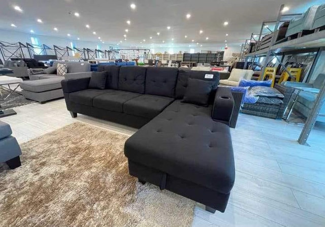 Brand New Reversible Sectional Sofa L-Sofa Couch Limited Offer - photo 2