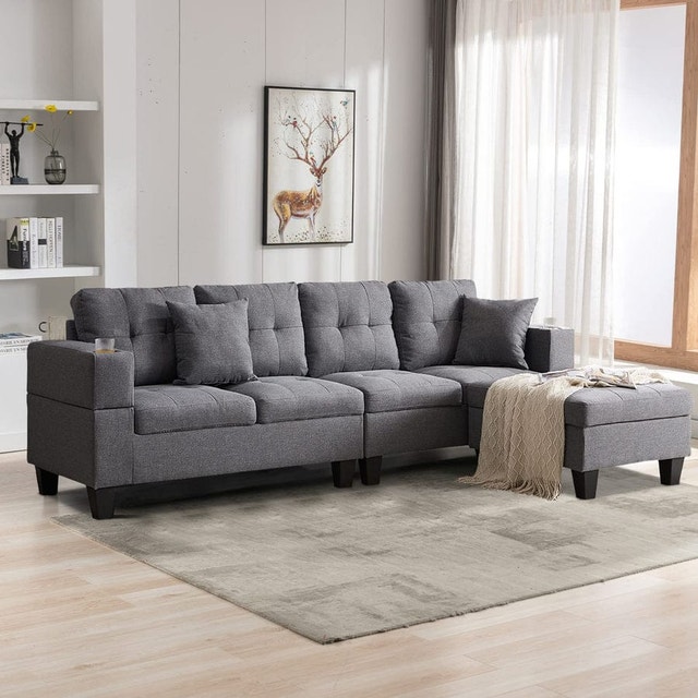 Clearance Sale Elegant L Shape Sectional Sofa