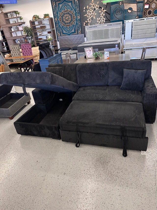 Family Sectional Sofa Bed Pull-Out Sleeper