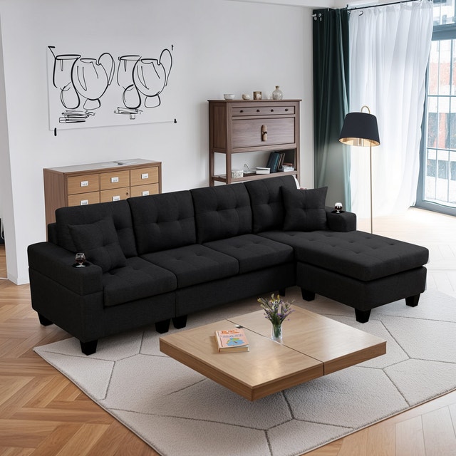 Sectional Sofa Modern Couch Living Room Special Sale Dual Best - photo 3