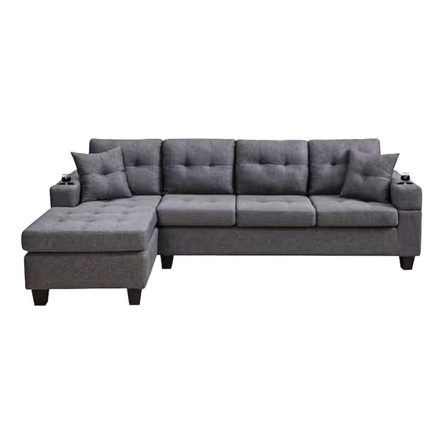 Wholesale Luxury L-Sectional Sofa Reversible Couch - photo 4