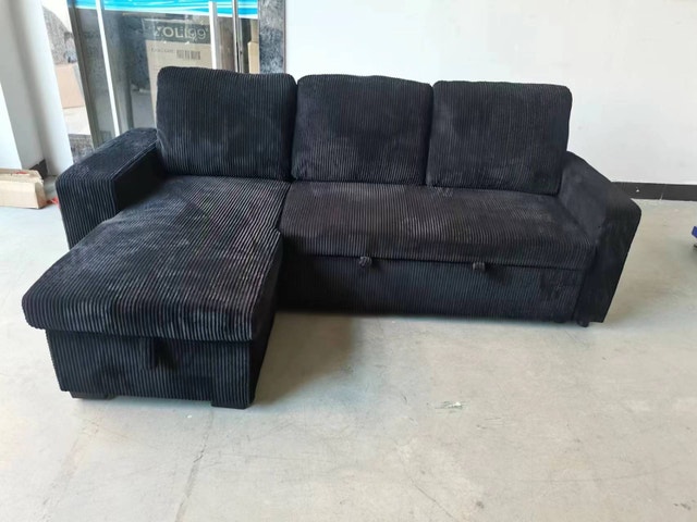 Stylish L-Shaped Sectional Sofa – Limited Offer Storage Ottoman - photo 4