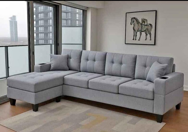 BIG SALE Comfortable Family Sectional Sofa| Modern Design Couch