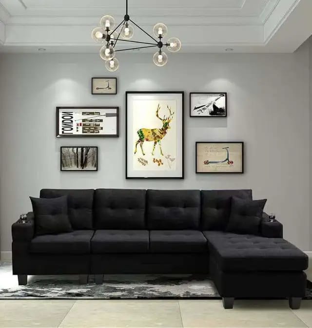 Modern L-Shape Sofa | Spacious & Comfortable Sectional Couch
