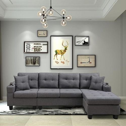 Modern L-Shape Sofa | Spacious & Comfortable Sectional Couch - photo 2