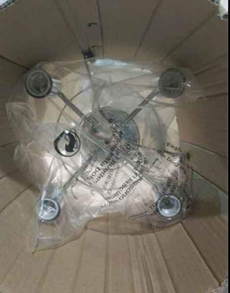 Crystal Pendant chandelier, 4 Lights, 75 Piece Pendants - photo 2