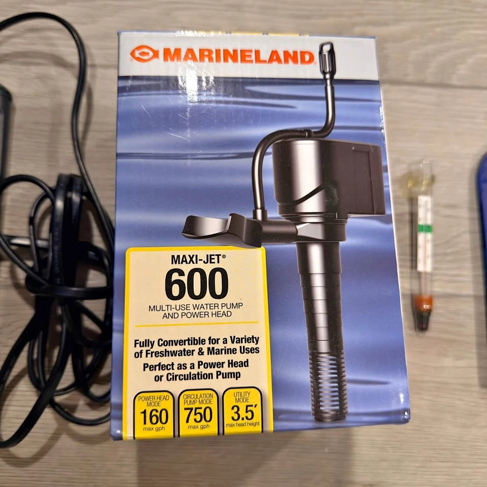 Aquarium Water Pump, Heater, Thermometer, Seaweed Feeding Tool B